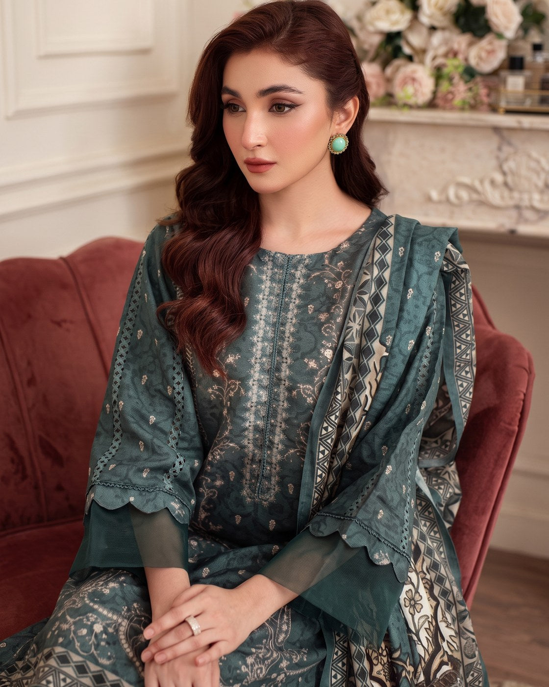 Johra Naifah JH-750 · 3 Piece Unstitched Lawn