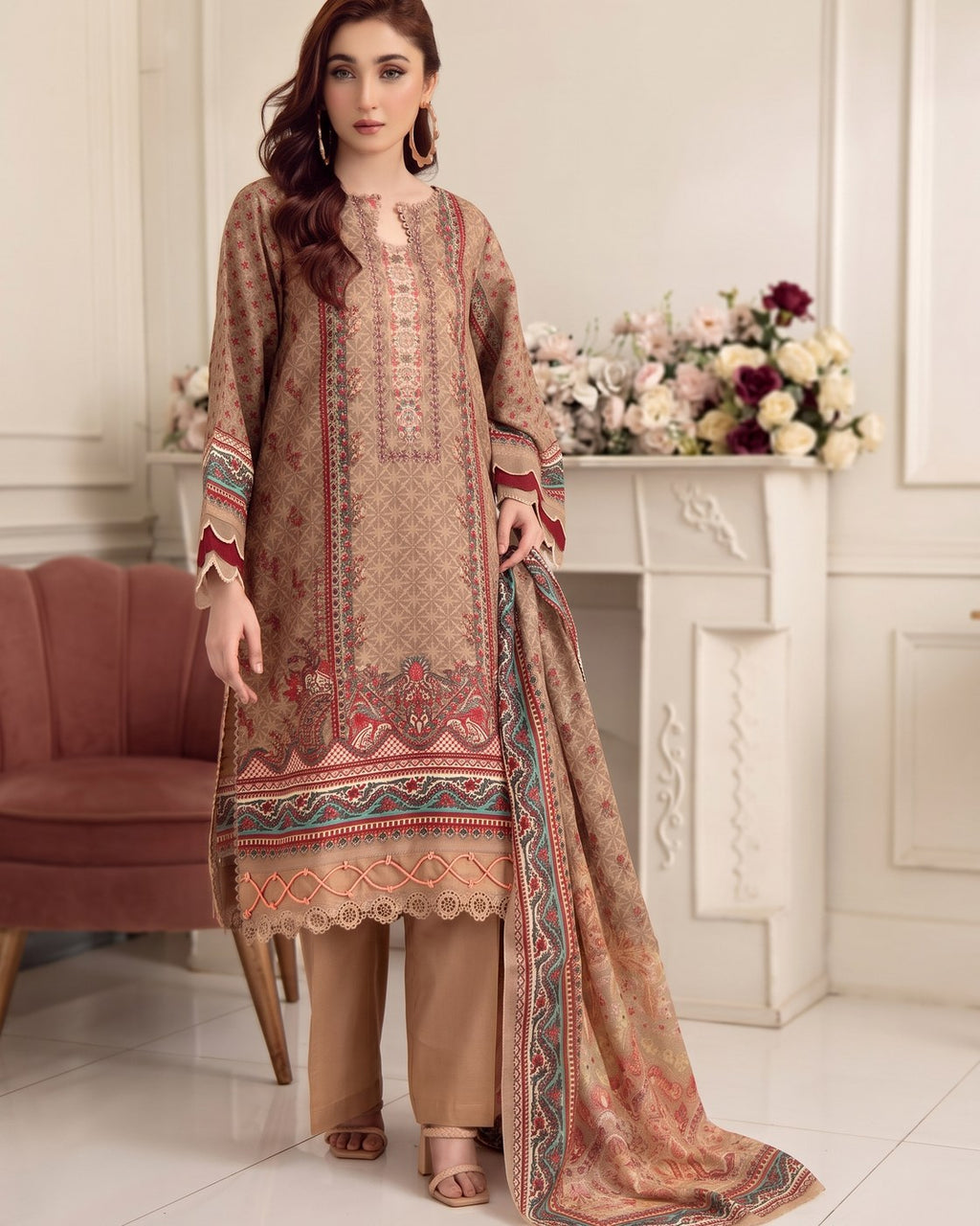 Johra Naifah JH-751 · 3 Piece Unstitched Lawn