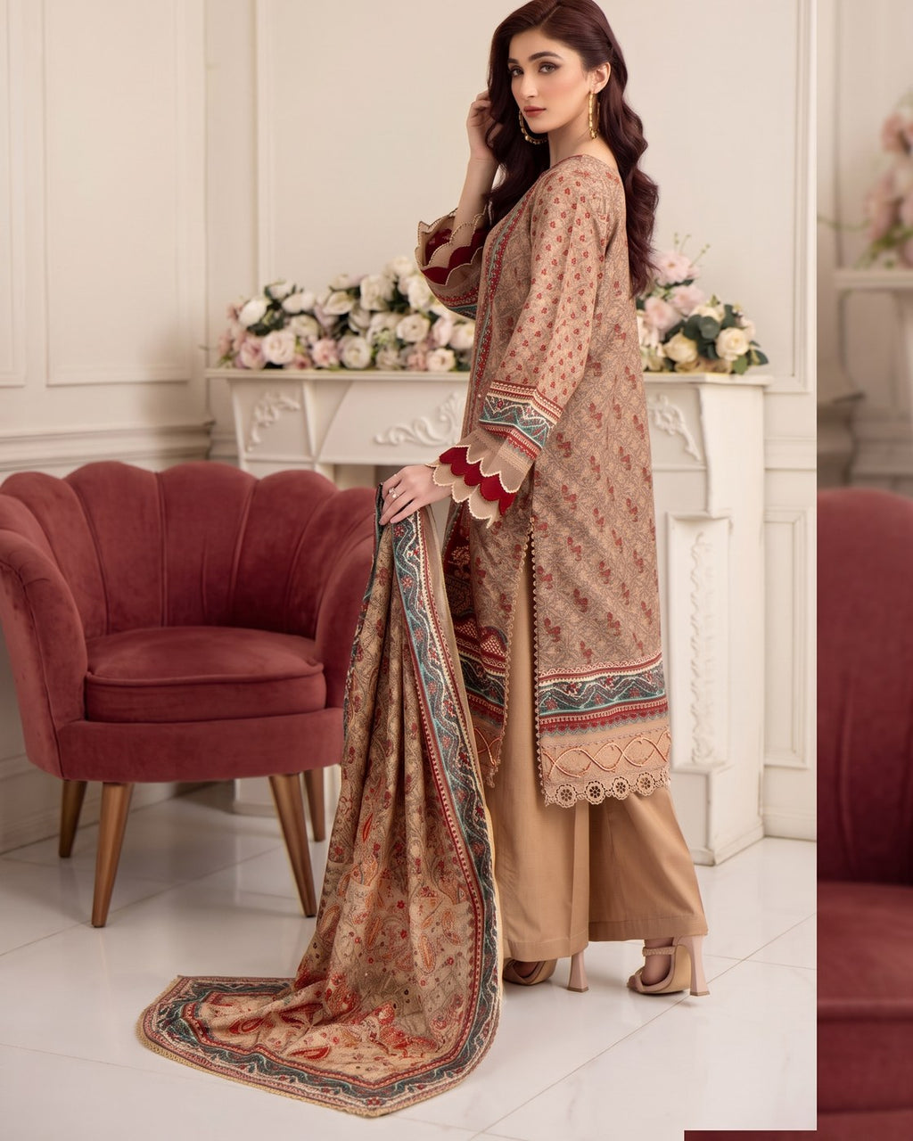 Johra Naifah JH-751 · 3 Piece Unstitched Lawn
