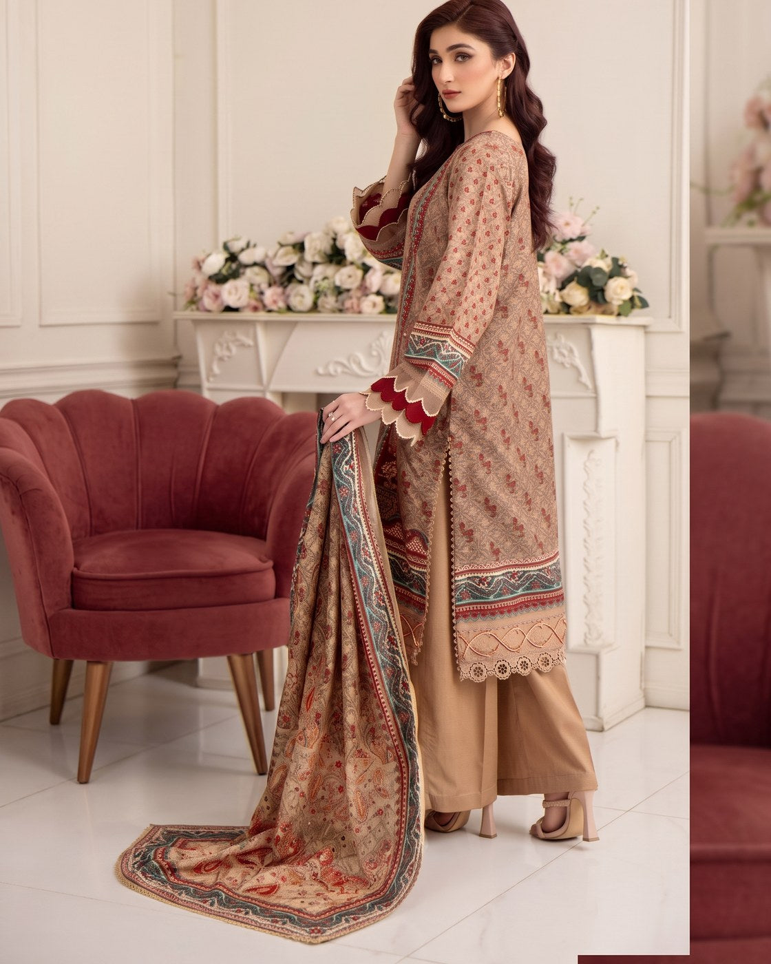 Johra Naifah JH-751 · 3 Piece Unstitched Lawn