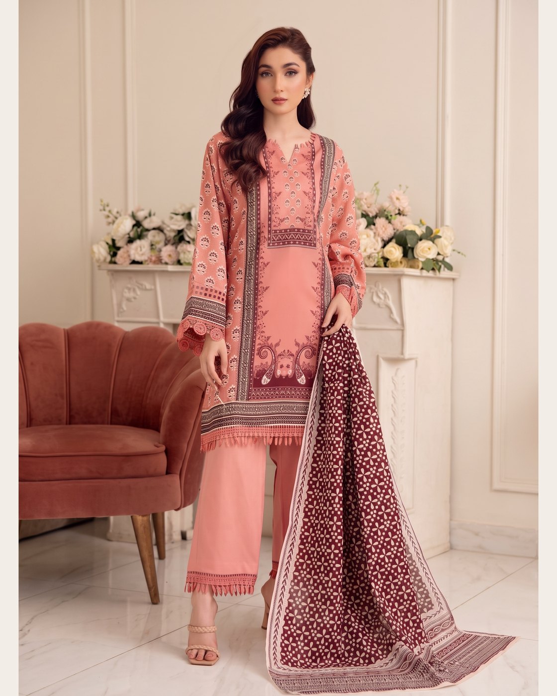 Johra Naifah JH-752 · 3 Piece Unstitched Lawn