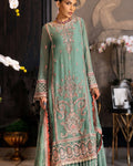 LALA Afsaneh Zarminay · 3 Piece Unstitched Chiffon