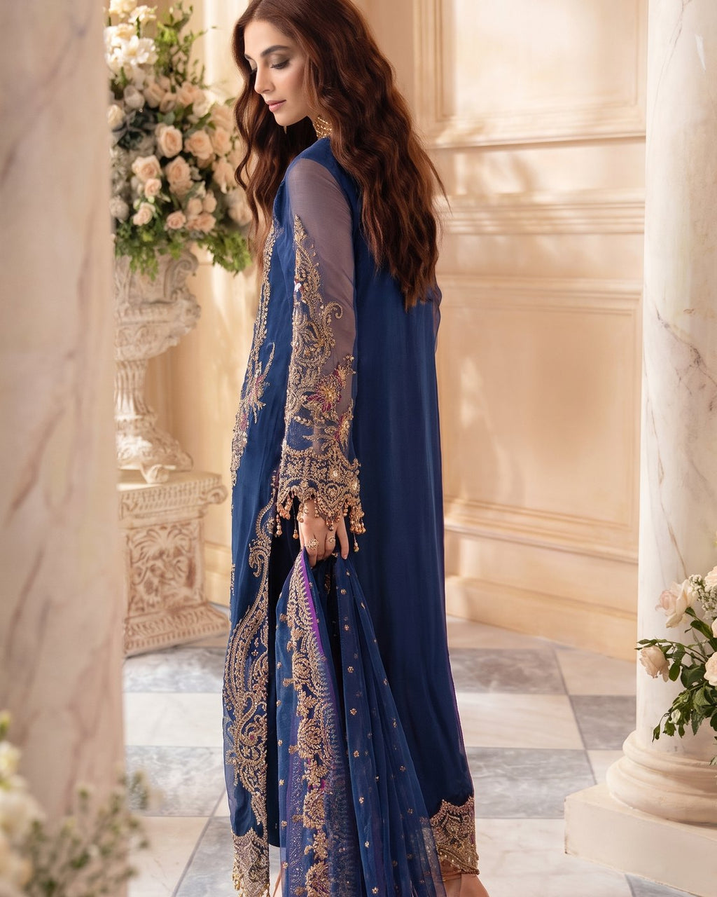 LALA DJW DJW4-01 · 3 Piece Unstitched Chiffon