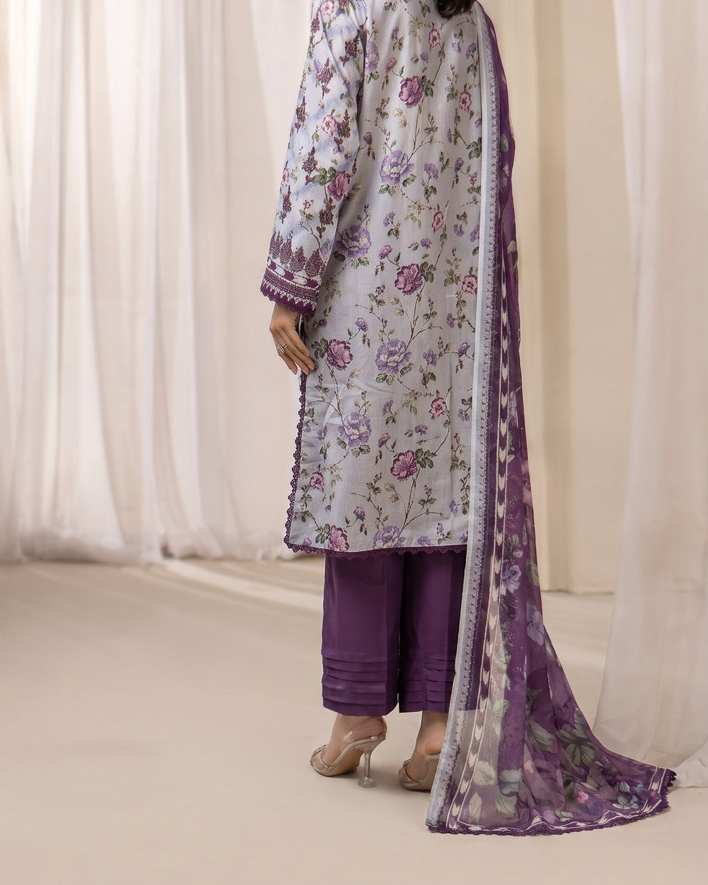 Nureh Rang Nagar RN-202 · 3 Piece Unstitched Lawn