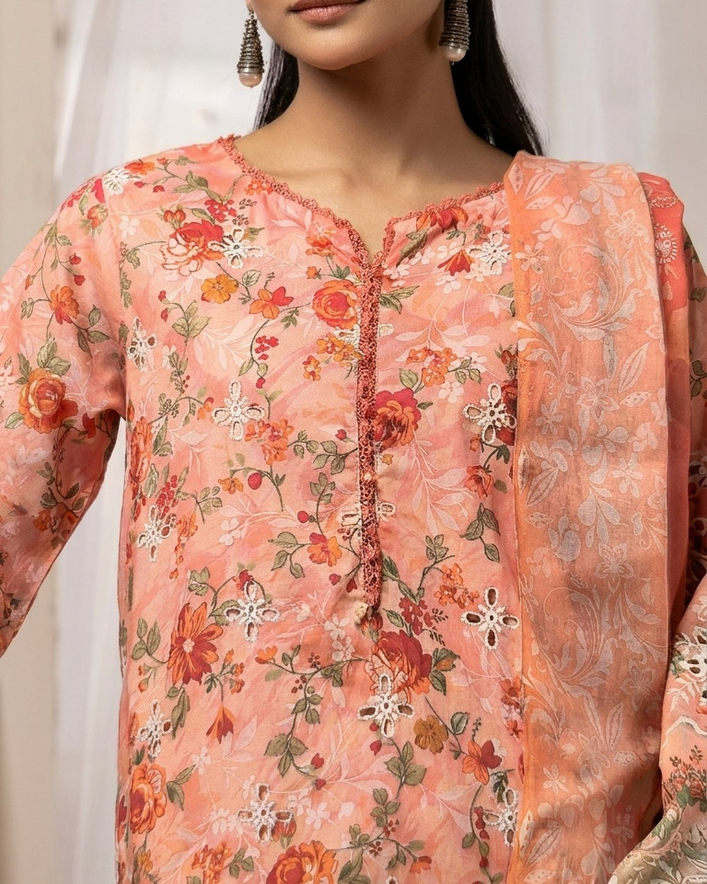 Nureh Rang Nagar RN-203 · 3 Piece Unstitched Lawn