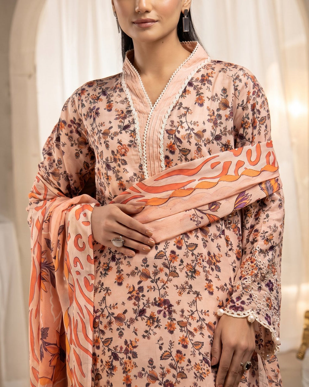Nureh Rang Nagar RN-207 · 3 Piece Unstitched Lawn