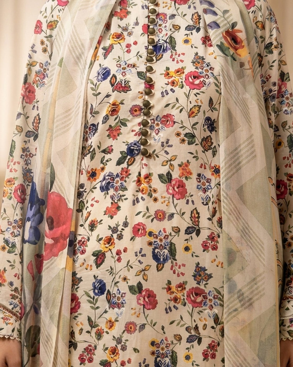 Nureh Rang Nagar RN-208 · 3 Piece Unstitched Lawn