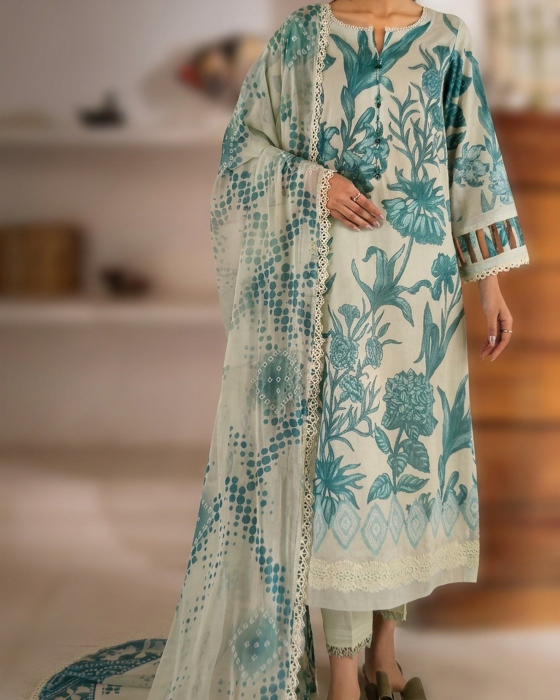 Nureh Signature Prints SP-143 · 3 Piece Unstitched Lawn