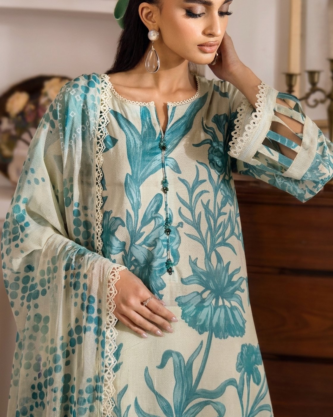 Nureh Signature Prints SP-143 · 3 Piece Unstitched Lawn