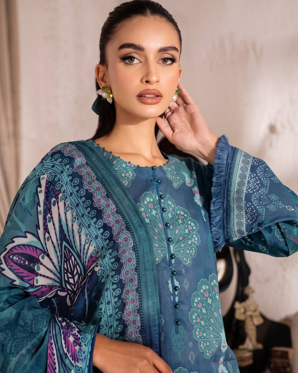 Nureh Signature Prints SP-145 · 3 Piece Unstitched Lawn