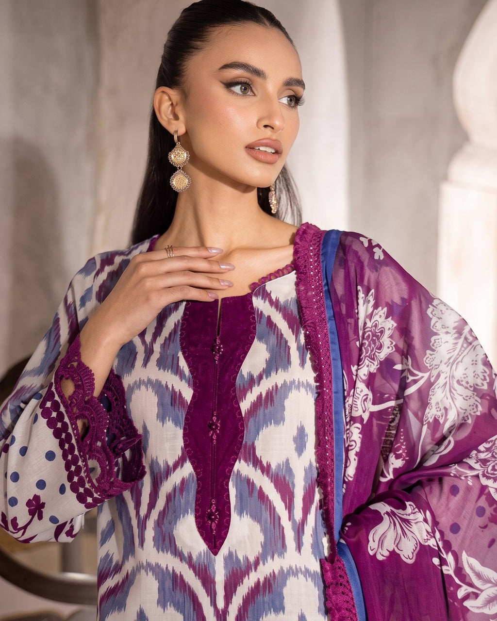 Nureh Signature Prints SP-147 · 3 Piece Unstitched Lawn