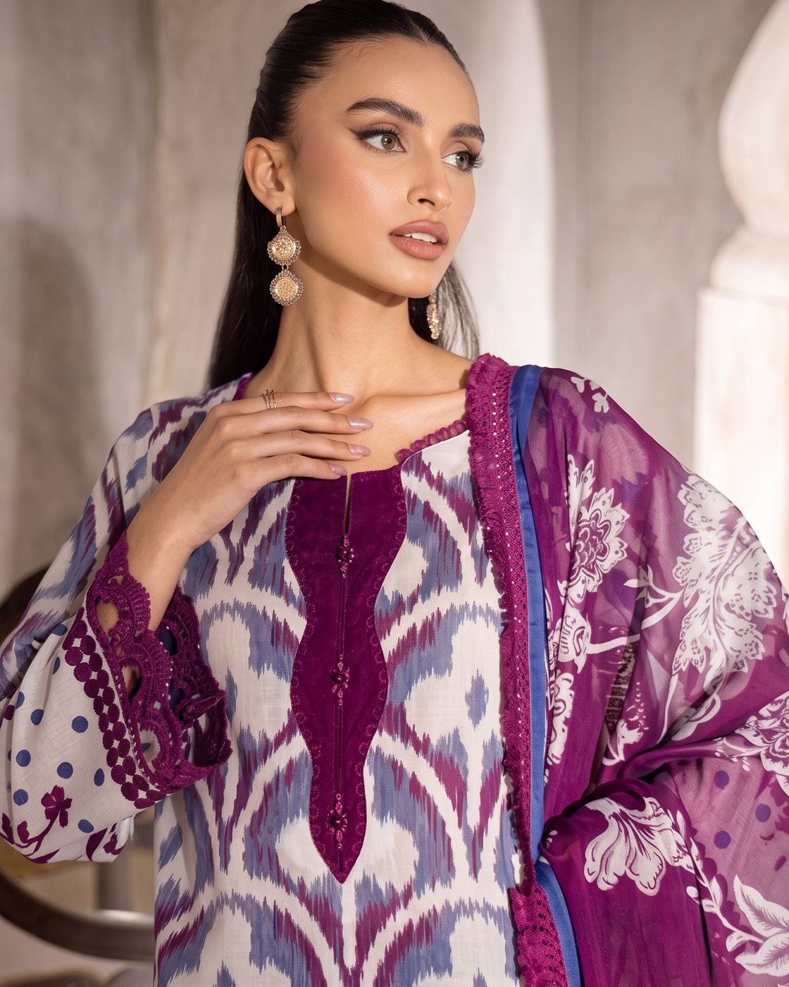 Nureh Signature Prints SP-147 · 3 Piece Unstitched Lawn