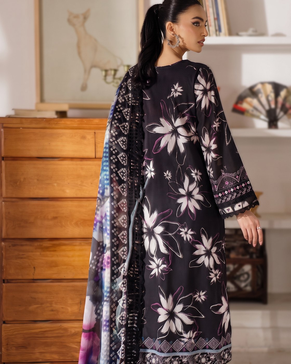 Nureh Signature Prints SP-150 · 3 Piece Unstitched Lawn