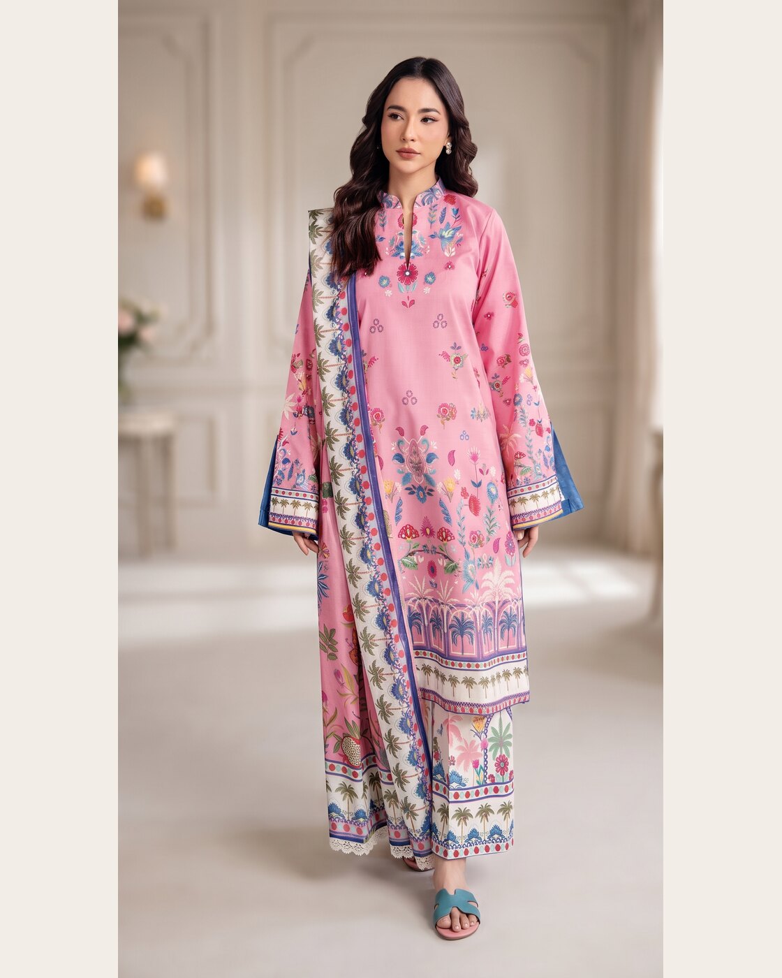 Rajbari Amal 01 · 3 Piece Unstitched Lawn