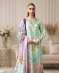 RajBari Schiffli Printkari 05 · 3 Piece Unstitched Lawn