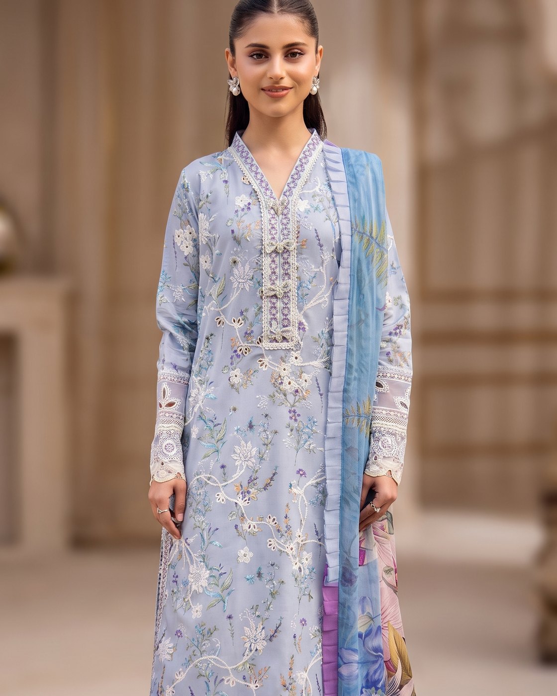 Roheenaz Aashiyana Areesha · 3 Piece Unstitched Lawn