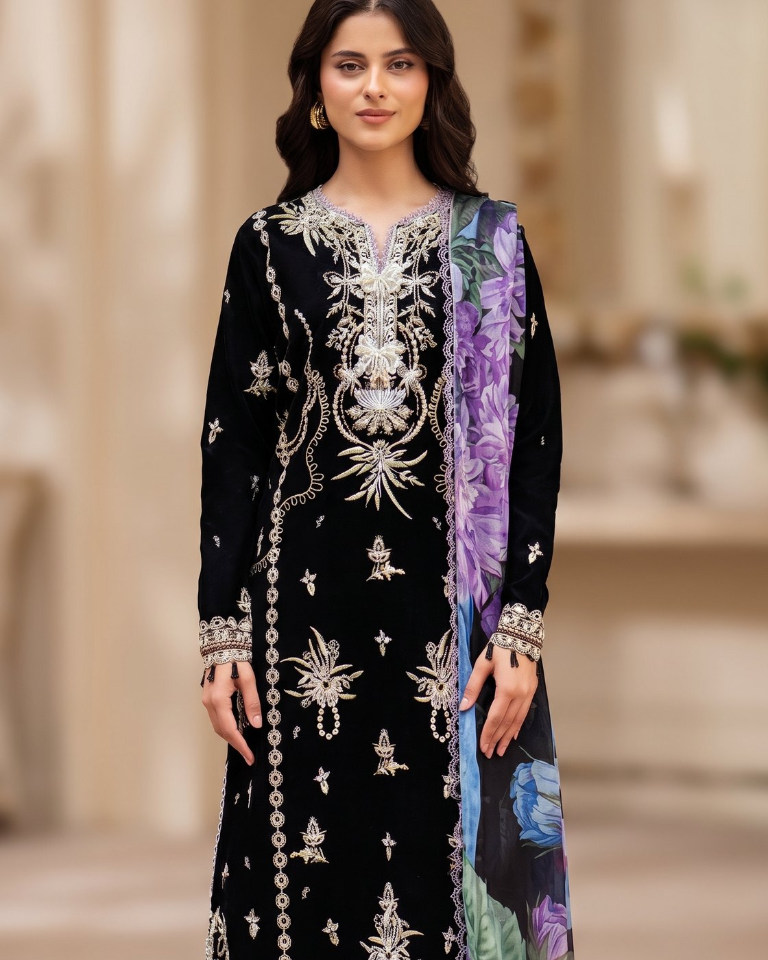 Roheenaz Aashiyana Hania · 3 Piece Unstitched Lawn