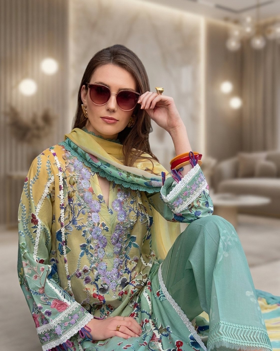 Sobia Nazir SN Basics 2B · 3 Piece Unstitched Lawn