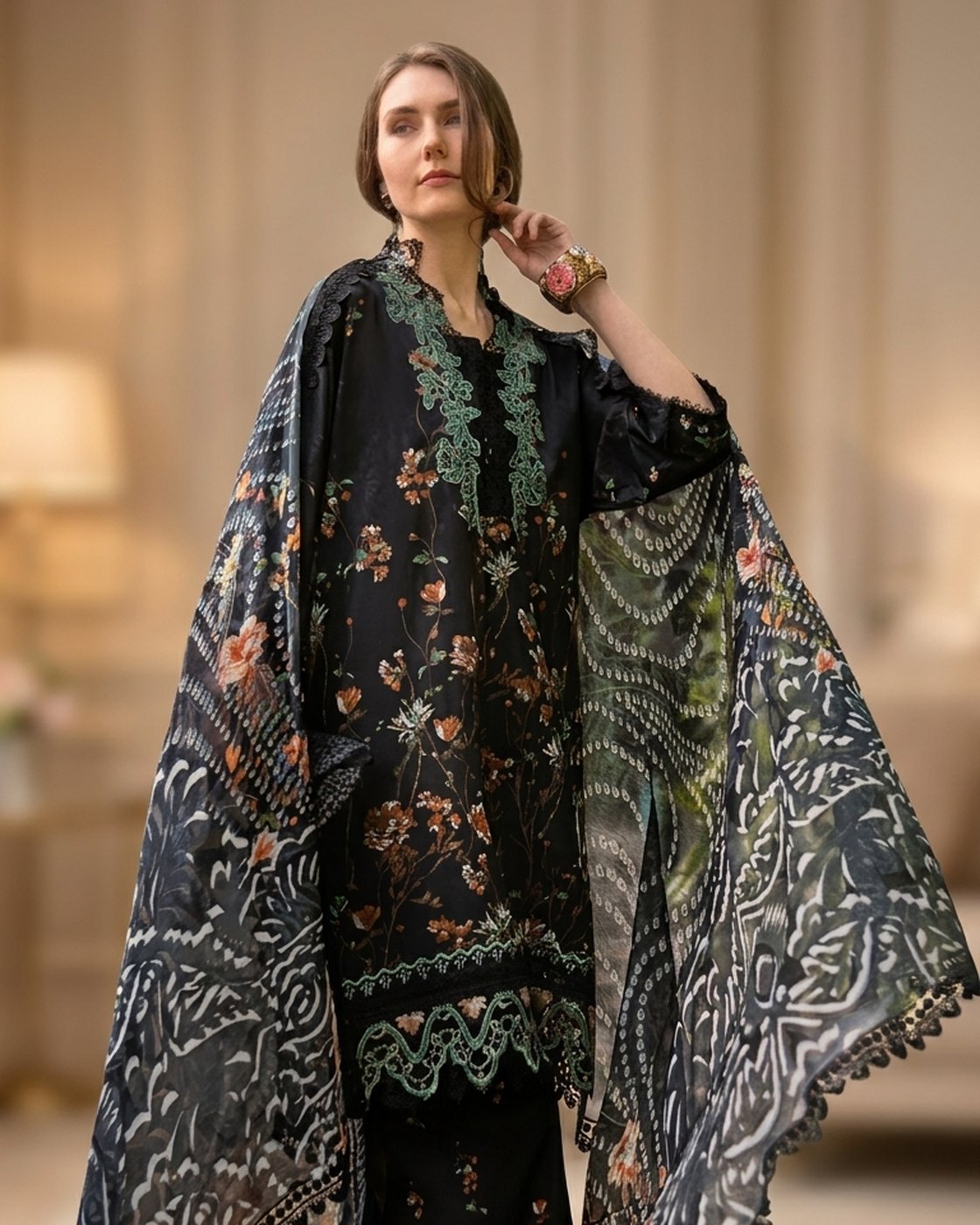 Sobia Nazir SN Basics 3B · 3 Piece Unstitched Lawn