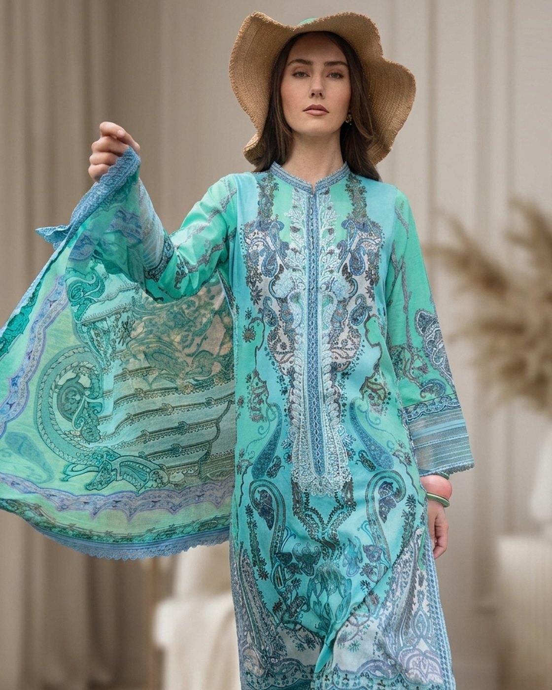 Sobia Nazir SN Basics 4B · 3 Piece Unstitched Lawn
