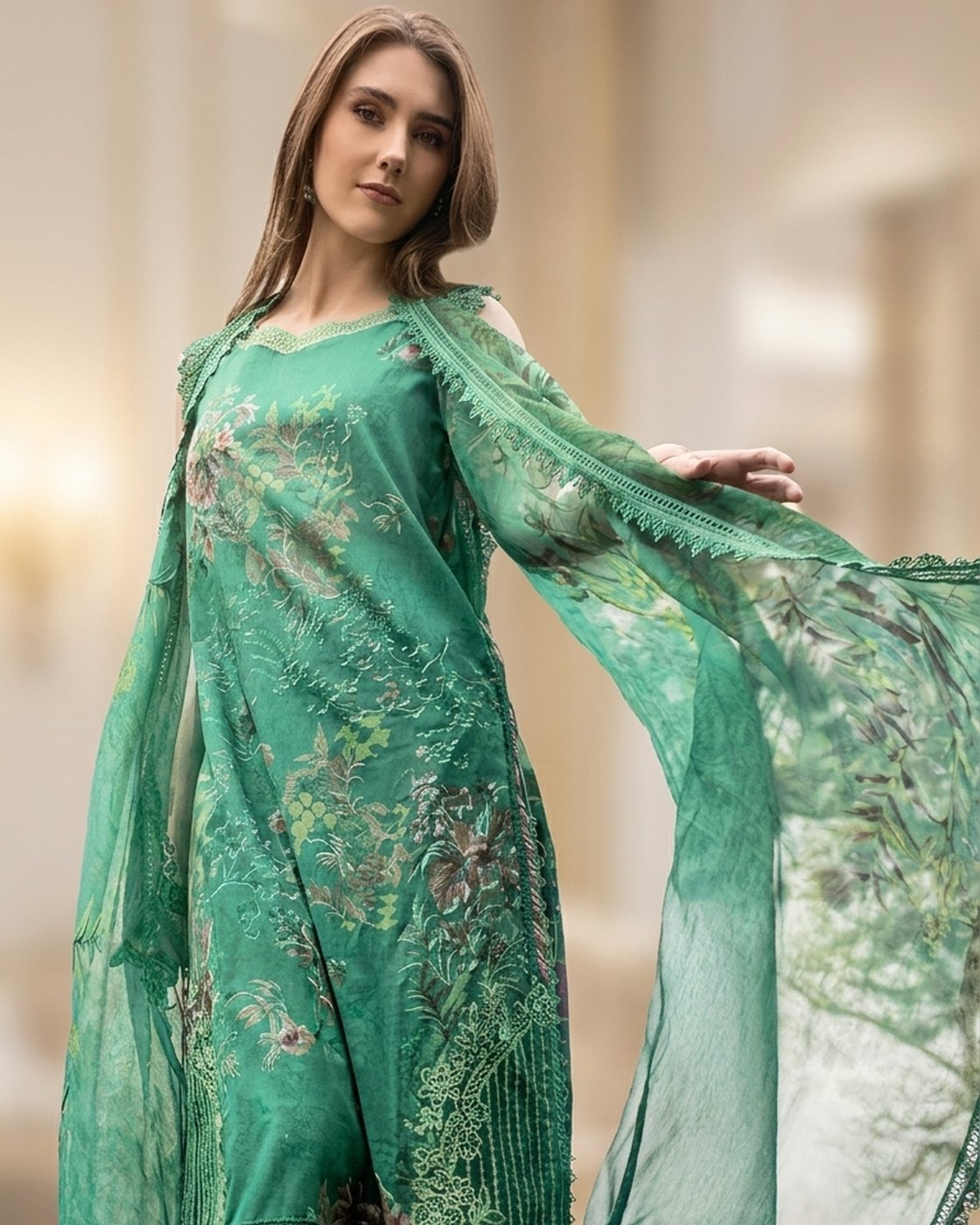 Sobia Nazir SN Basics 5B · 3 Piece Unstitched Lawn