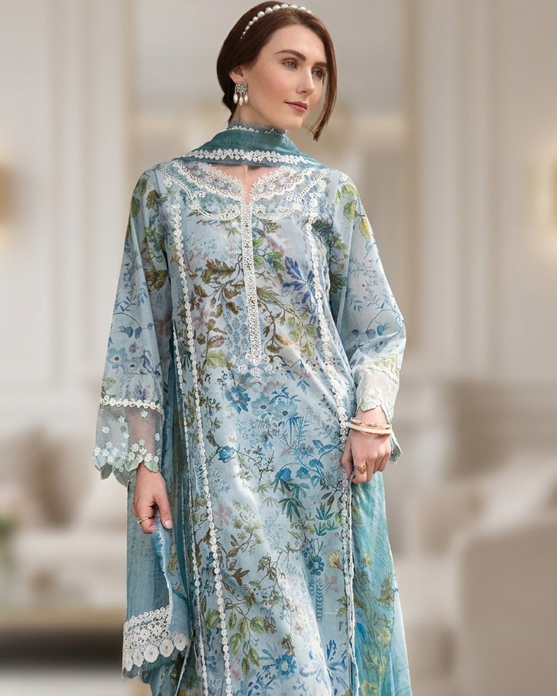 Sobia Nazir SN Basics 6A · 3 Piece Unstitched Lawn